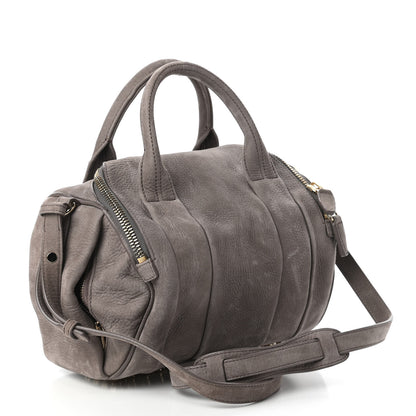 Alexander Wang Nubuck Rockie Elephant Pale Gold Hardware 3 of 9