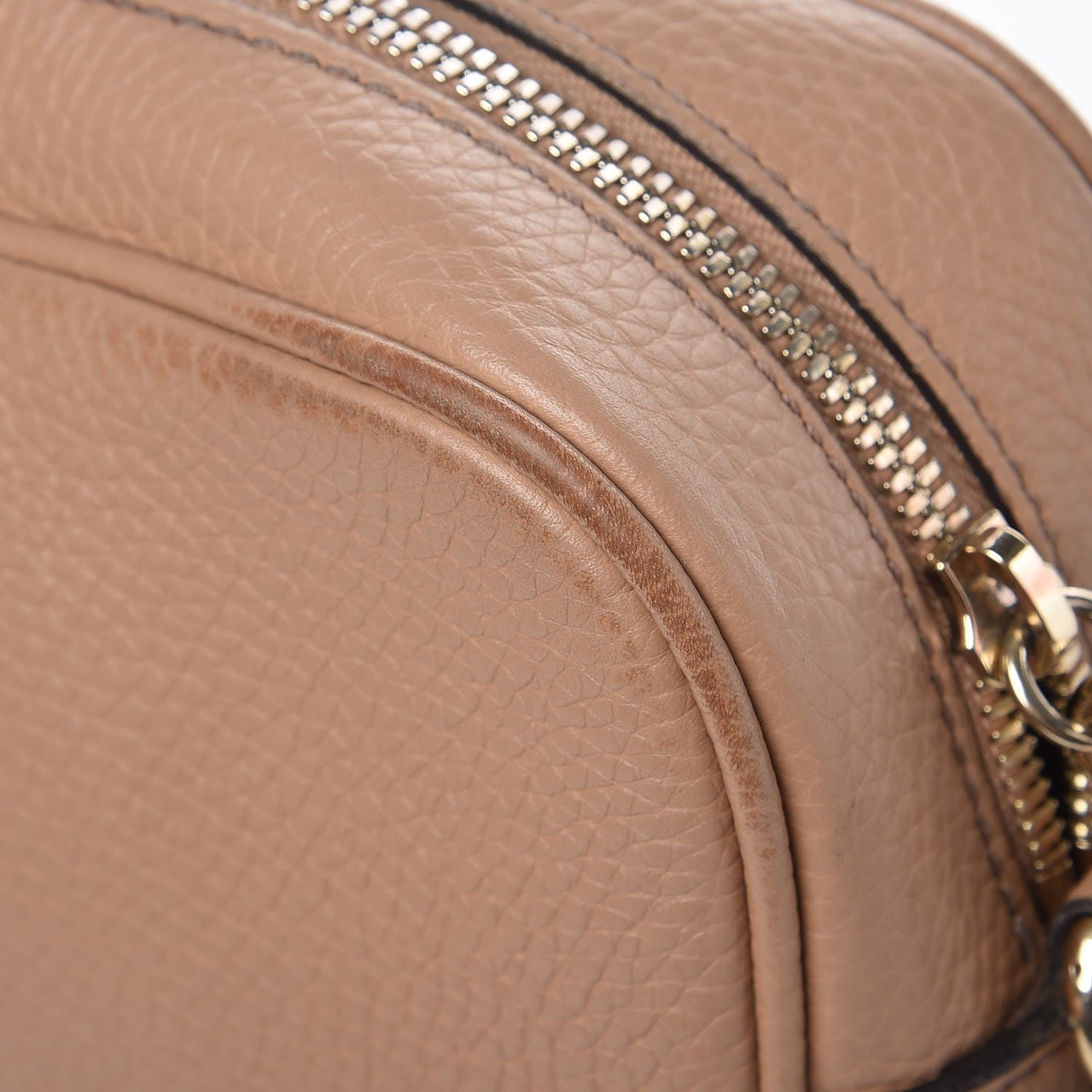 Gucci Pebbled Calfskin Small Soho Disco Bag Rose Beige 14 of 18