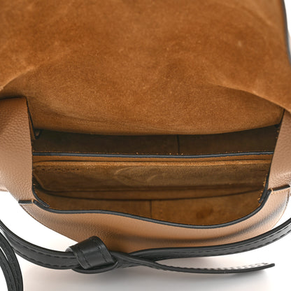 Loewe Grained Calfskin Small Gate Crossbody Bag Mocca Black 5 of 9