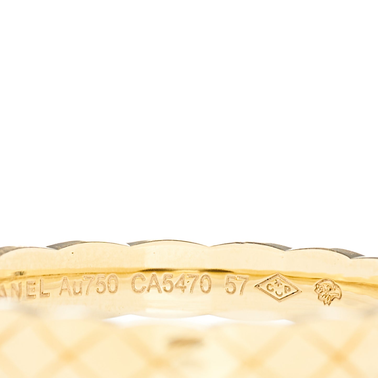 18K Yellow Gold Mini Coco Crush Ring 57 8