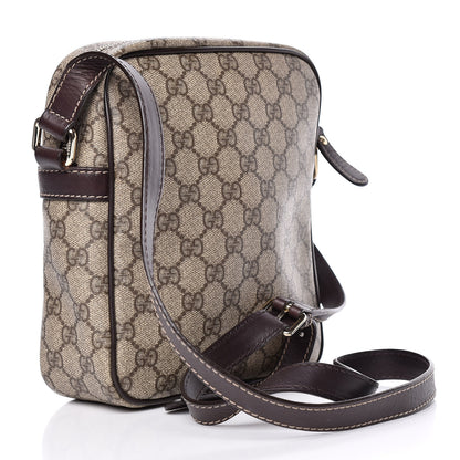 Gucci GG Plus Monogram Messenger Bag Dark Brown 3 of 12