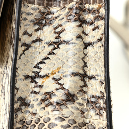 Jimmy Choo Snakeskin Rebel Crossbody Bag Black 15 of 18