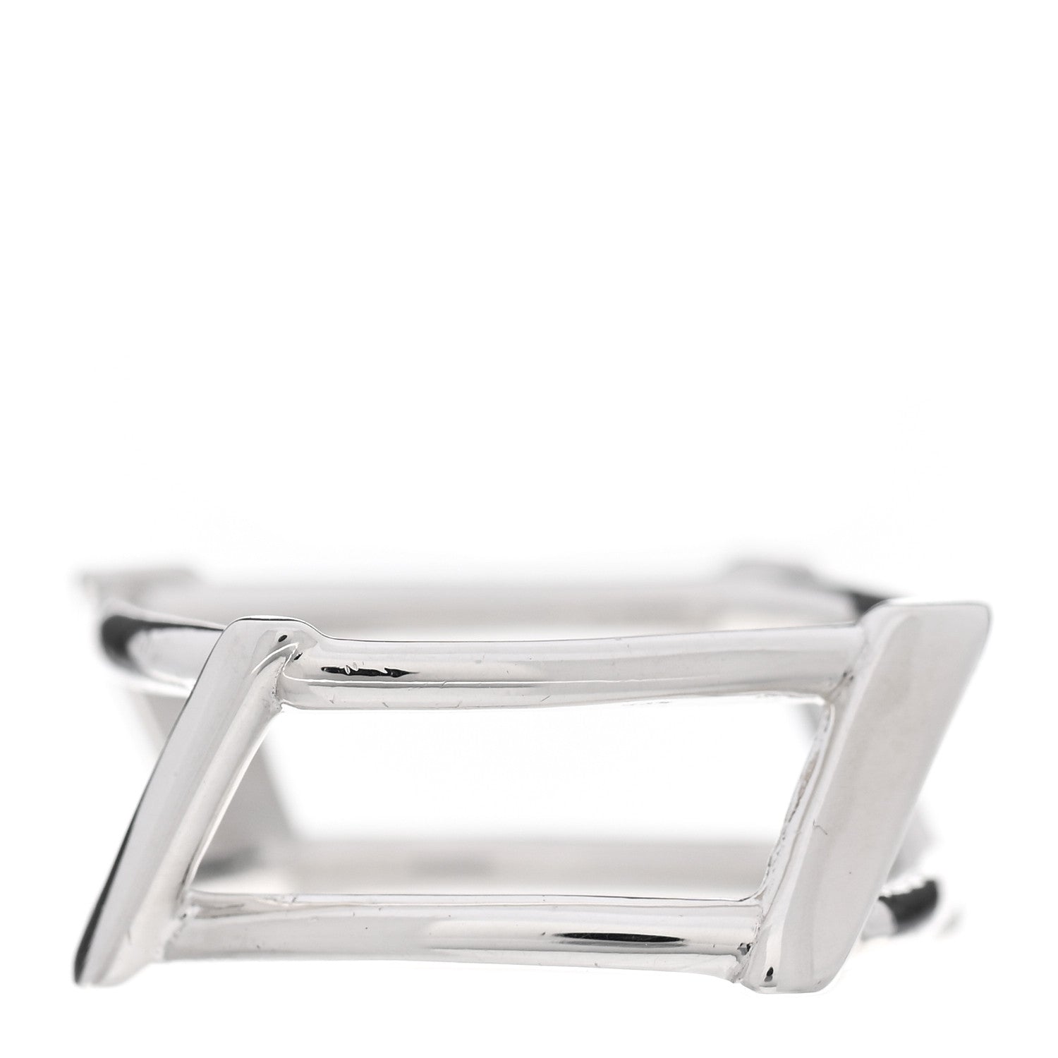 Tiffany Sterling Silver Frank Gehry Open Torque Square Ring 51 5.75 3 of 5