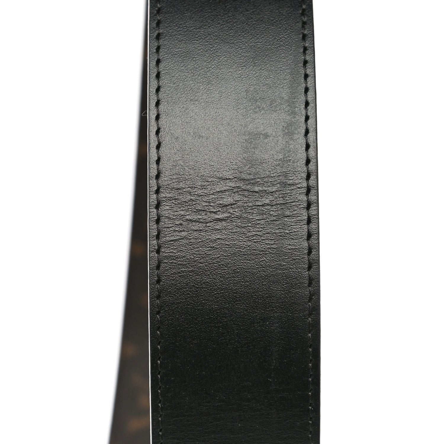 Louis Vuitton Calfskin Monogram 30mm LV Initiales Reversible Belt 80 32 Black 8 of 10