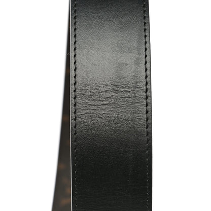Louis Vuitton Calfskin Monogram 30mm LV Initiales Reversible Belt 80 32 Black 8 of 10