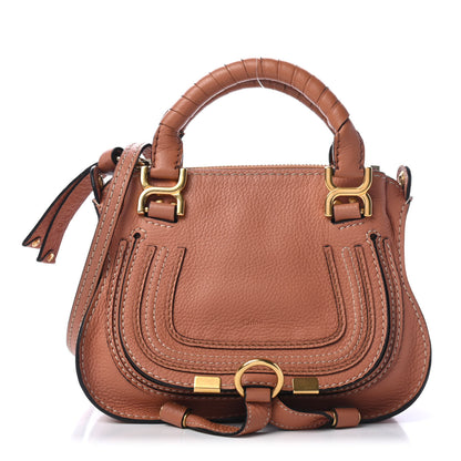 Chloe Calfskin Mini Marcie Satchel Muted Brown 1 of 4