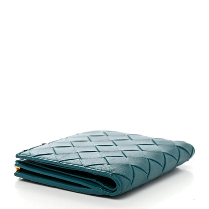 Bottega Veneta Nappa Intrecciato Bifold Zip Wallet Mallard 5 of 8