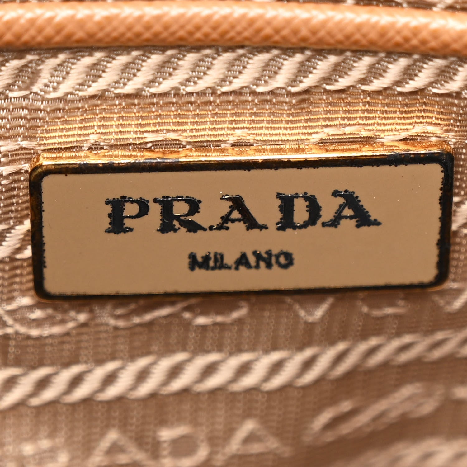Prada Saffiano Lux Parabole Tote Caramel 7 of 17