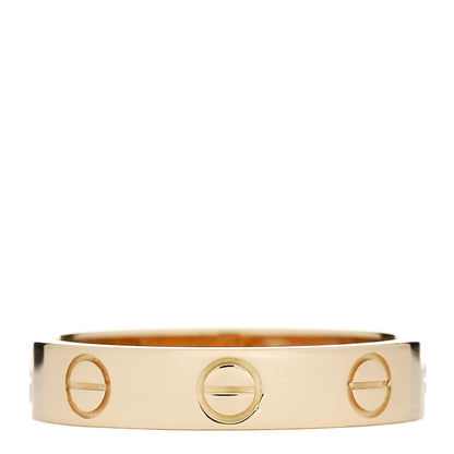 Cartier 18K Yellow Gold 3.5mm LOVE Wedding Band Ring 49 5 3 of 4