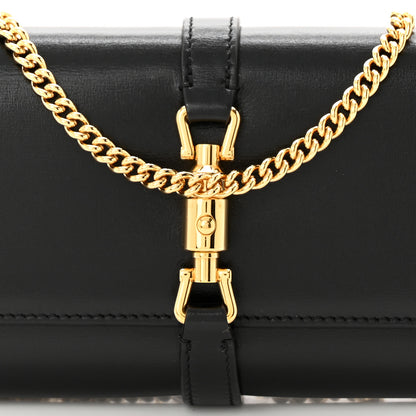 Gucci Calfskin Jackie 1961 Chain Wallet Black 7 of 11