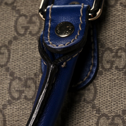 Gucci GG Plus Monogram Medium Boston USA Flag Unicef Duffle Blue 14 of 29