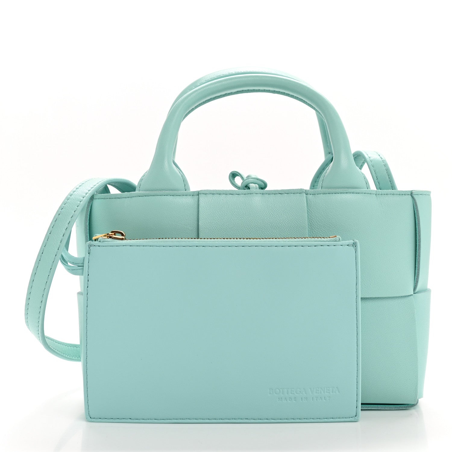 Bottega Veneta Nappa Maxi Intrecciato Mini Arco Tote Celadon 3 of 13