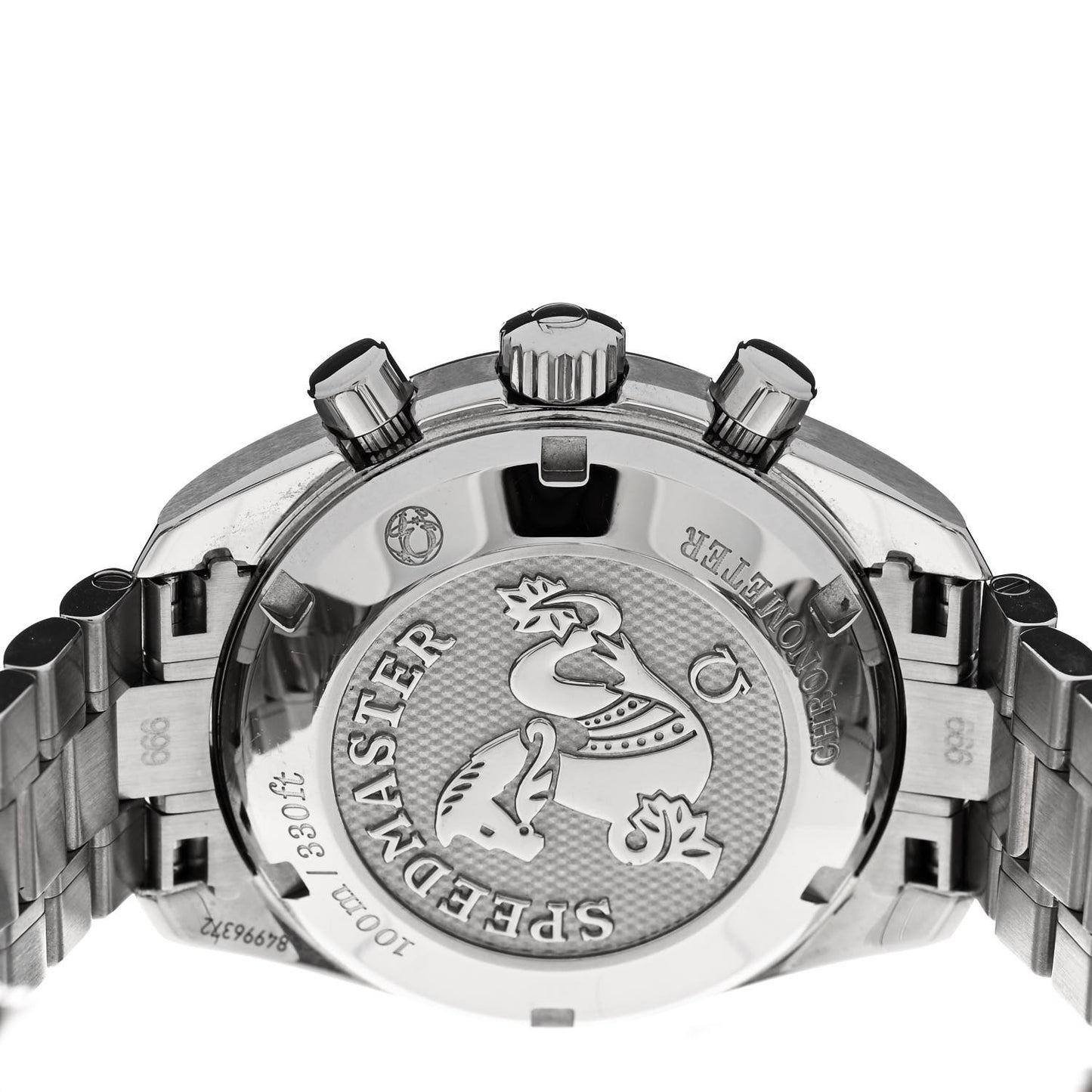 Stainless Steel Diamond Bezel Mother of Pearl 38mm Speedmaster Chronograph Automatic Watch 324.15.38.40.05.001
