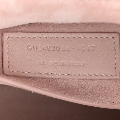 Saint Laurent Smooth Calfskin Suede Medium Bellechasse Bag Marble Pink 7 of 13