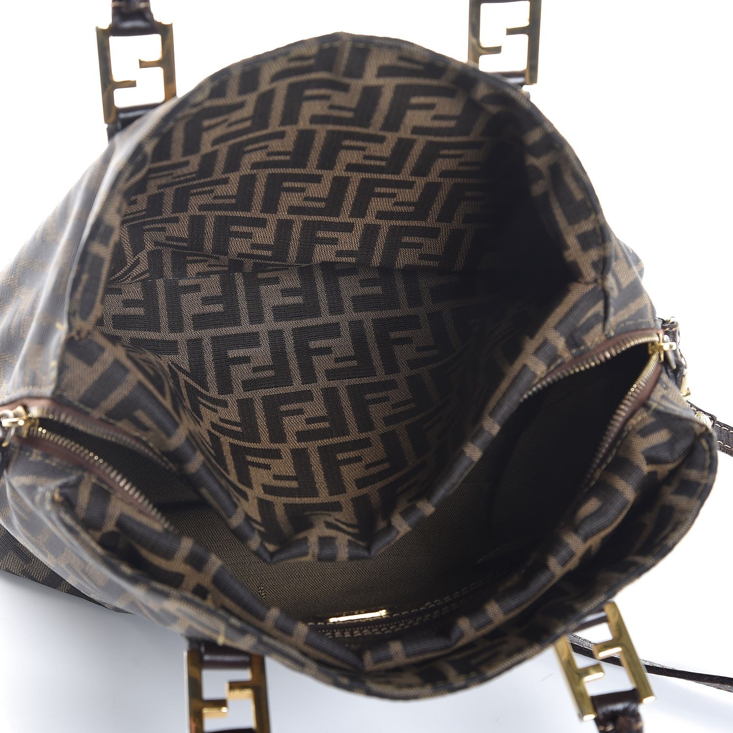 Fendi Zucca Shoulder Bag Tobacco 7 of 9