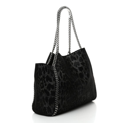 Stella McCartney Leopard Shaggy Deer Falabella Reversible Tote Grey 4 of 11