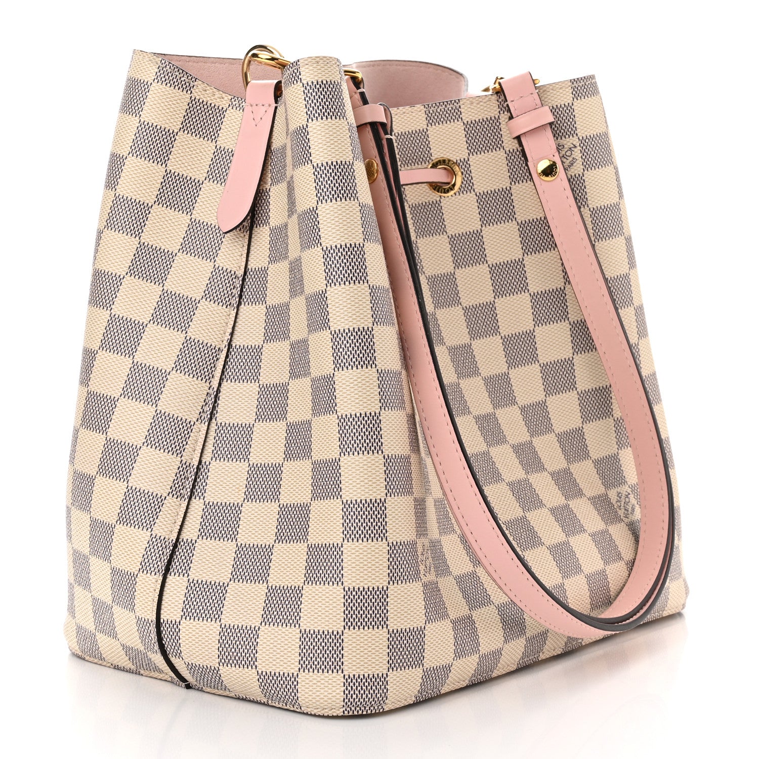 Louis Vuitton Damier Azur Neonoe MM Eau De Rose 3 of 9