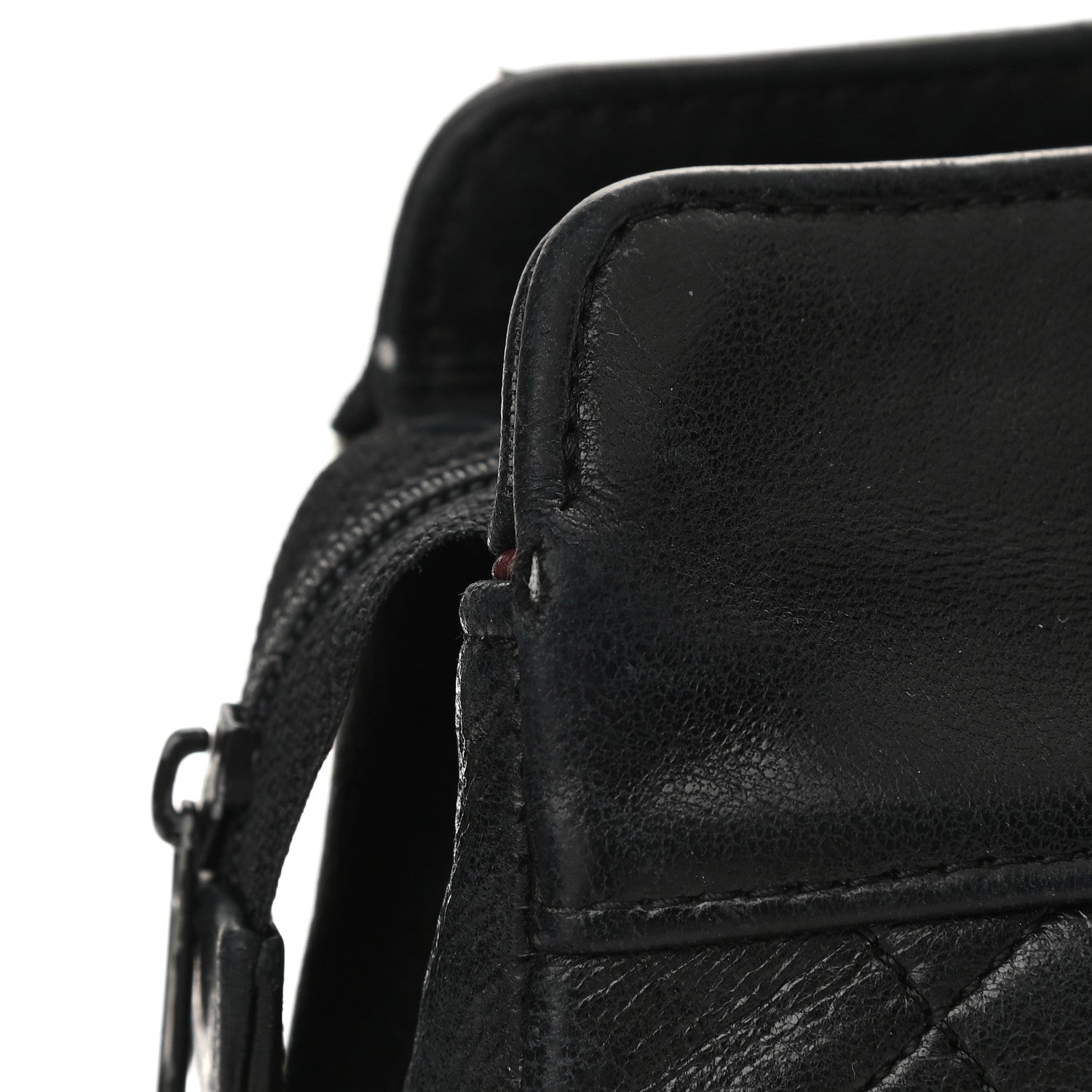 Chanel Lambskin Quilted Shoulder Bag Black 12 of 12