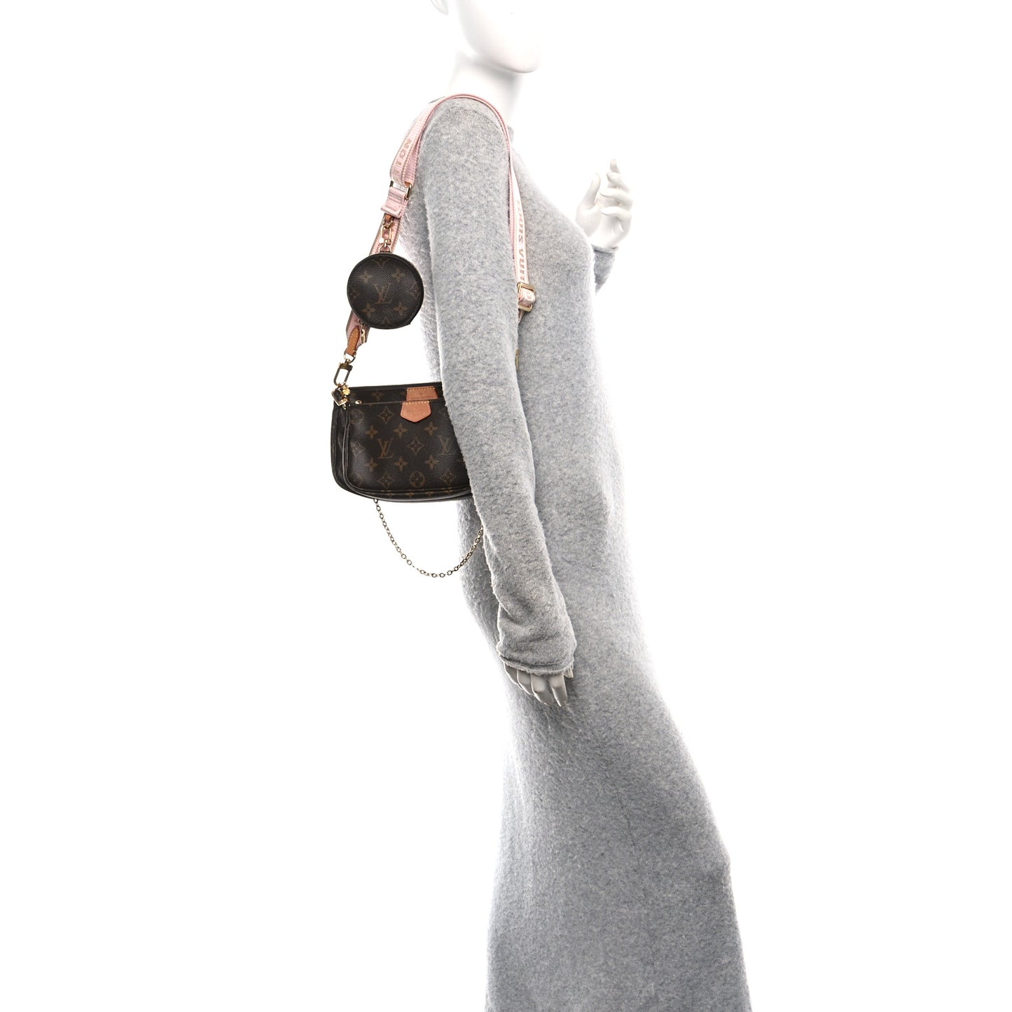 Monogram Multi Pochette Accessories Rose Clair
