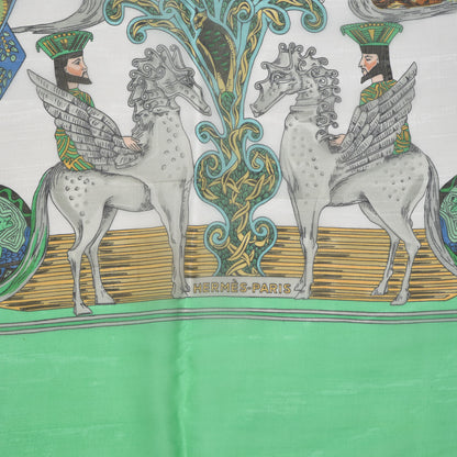 Hermes Silk Au Fil De La Soie Scarf 140 3 of 5