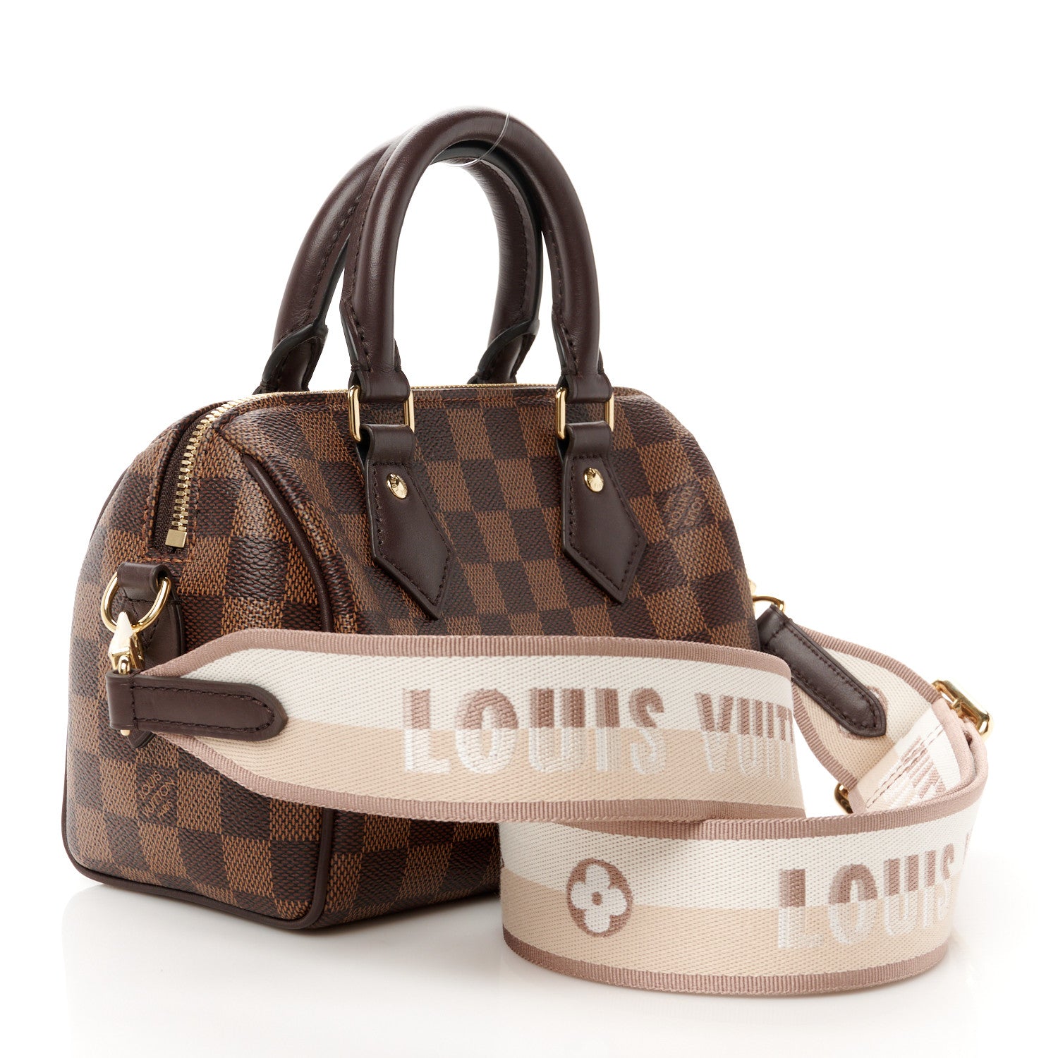 Louis Vuitton Damier Ebene Speedy Bandouliere 20 3 of 13