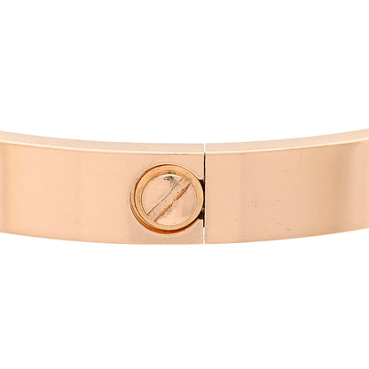 Cartier 18K Pink Gold LOVE Bracelet 19 5 of 8