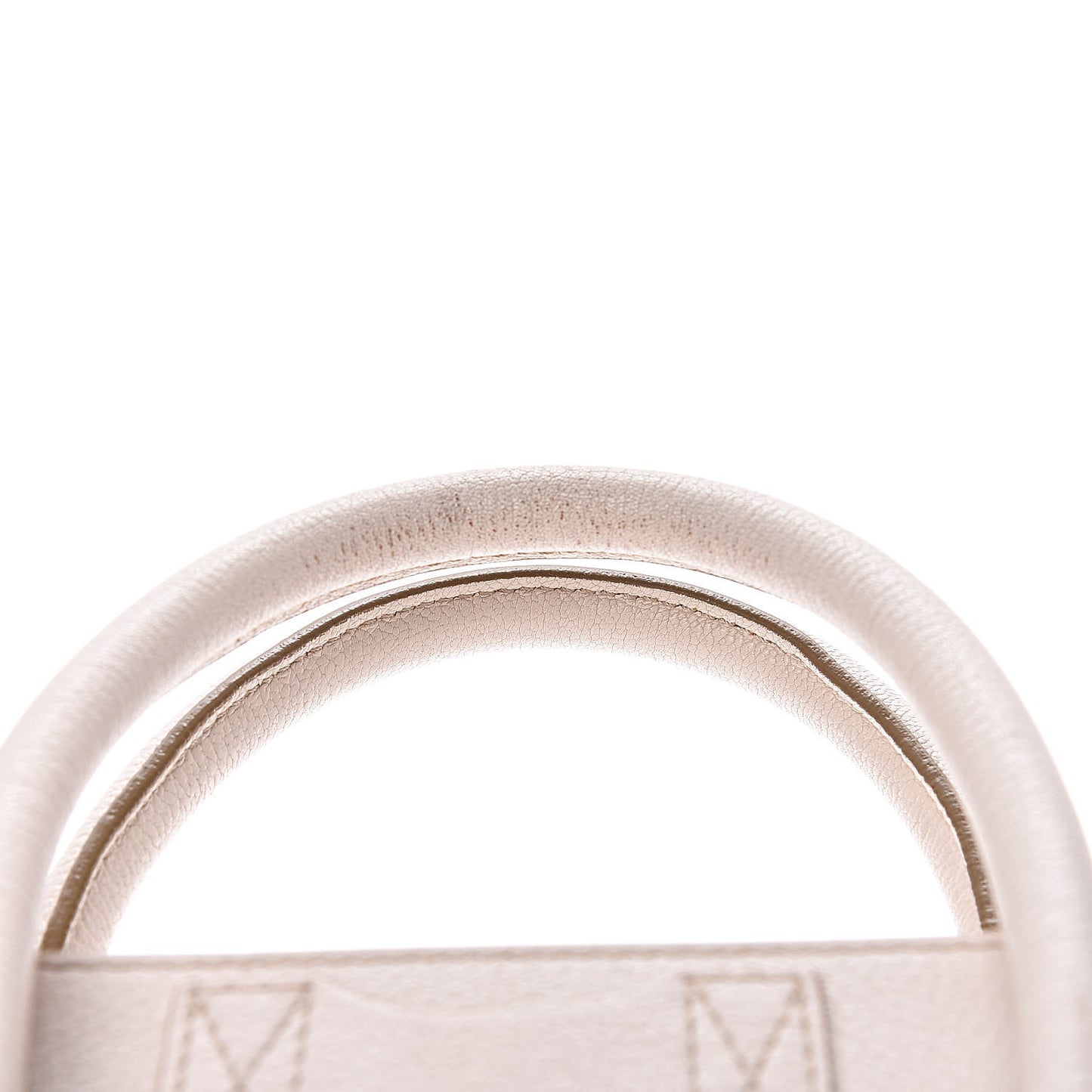 Goatskin Mini Luggage White