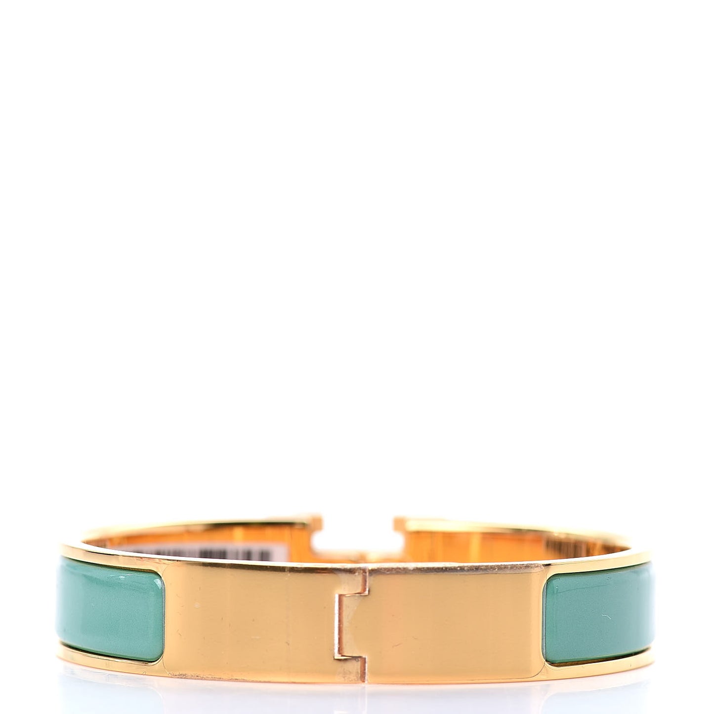 Enamel Narrow Clic Clac H Bracelet PM Vert Moderne
