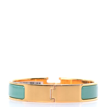 Hermes Enamel Narrow Clic Clac H Bracelet PM Vert Moderne 3 of 6