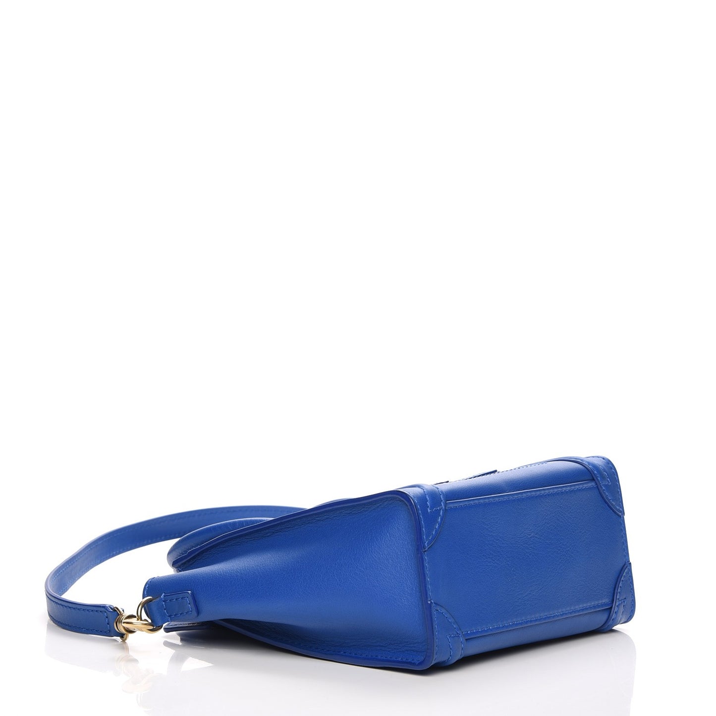 Smooth Calfskin Nano Luggage Royal Blue