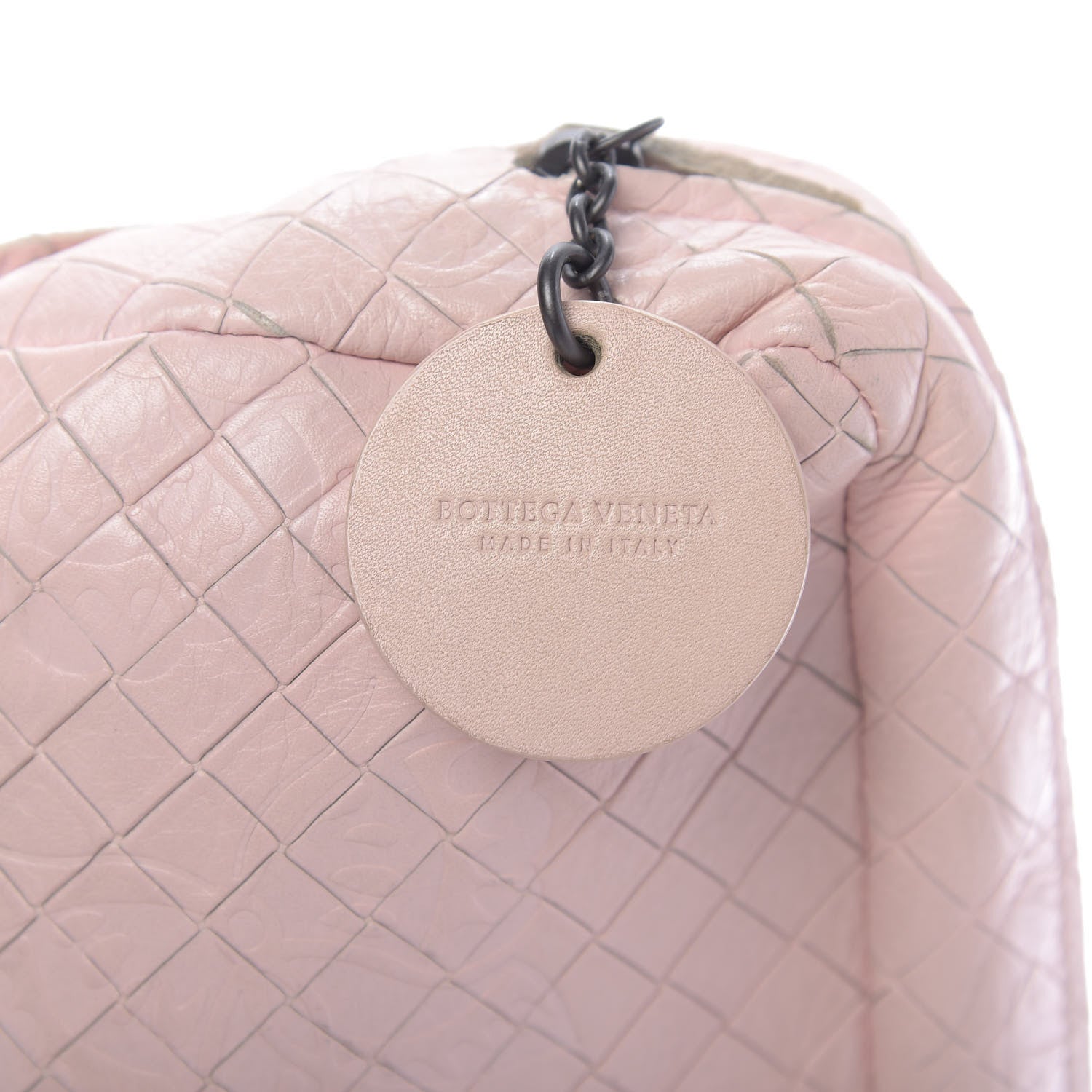 Bottega Veneta Calfskin Intrecciomirage Embossed Butterfly Small Chain Crossbody Petale 8 of 8