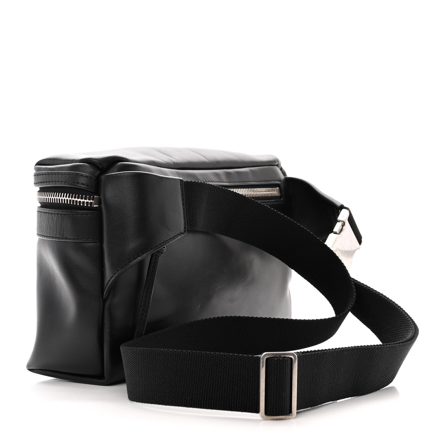 Saint Laurent Calfskin City Belt Bag Black 3 of 10
