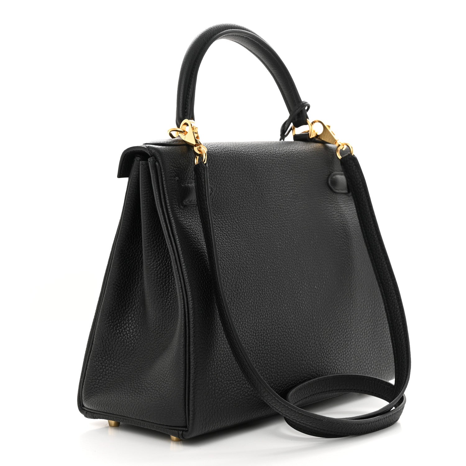 Hermes Togo Kelly Retourne 28 Black 3 of 12