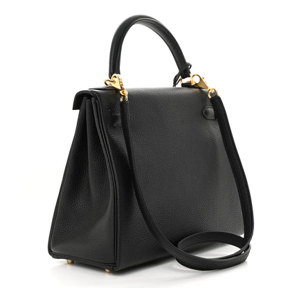 Hermes Togo Kelly Retourne 28 Black 3 of 12