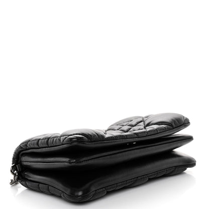 Christian Dior Calfskin Macrocannage Mini Caro Bag Black 4 of 10