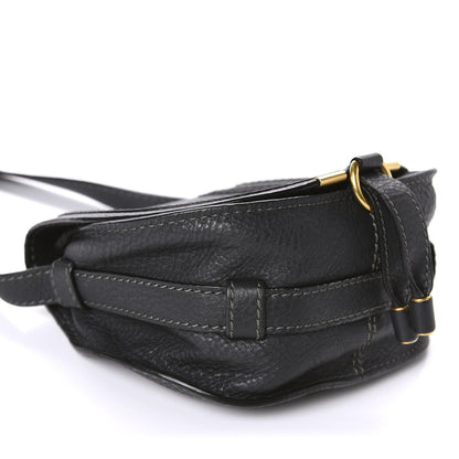 Chloe Calfskin Mini Marcie Round Crossbody Bag Black 4 of 10