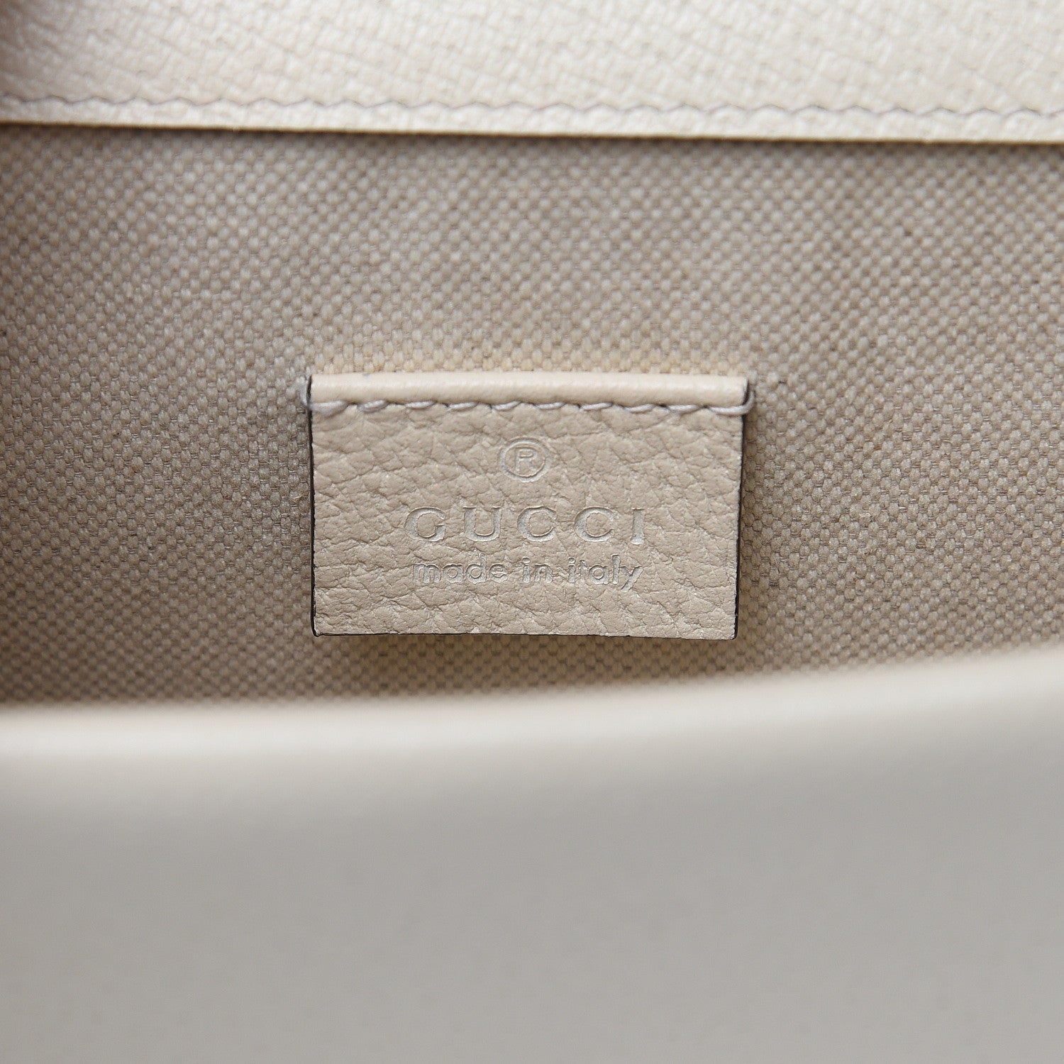 Gucci Textured Calfskin Crystal Mini Dionysus Shoulder Bag Mystic White 6 of 10