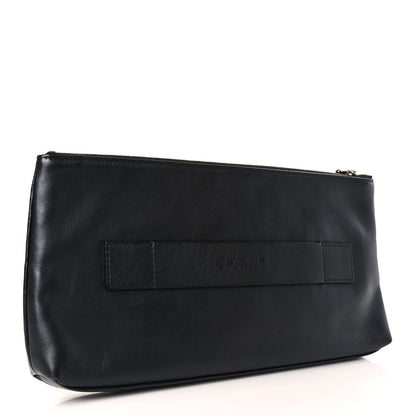 Chanel Metallic Calfskin Keyboard Pouch Black 3 of 9