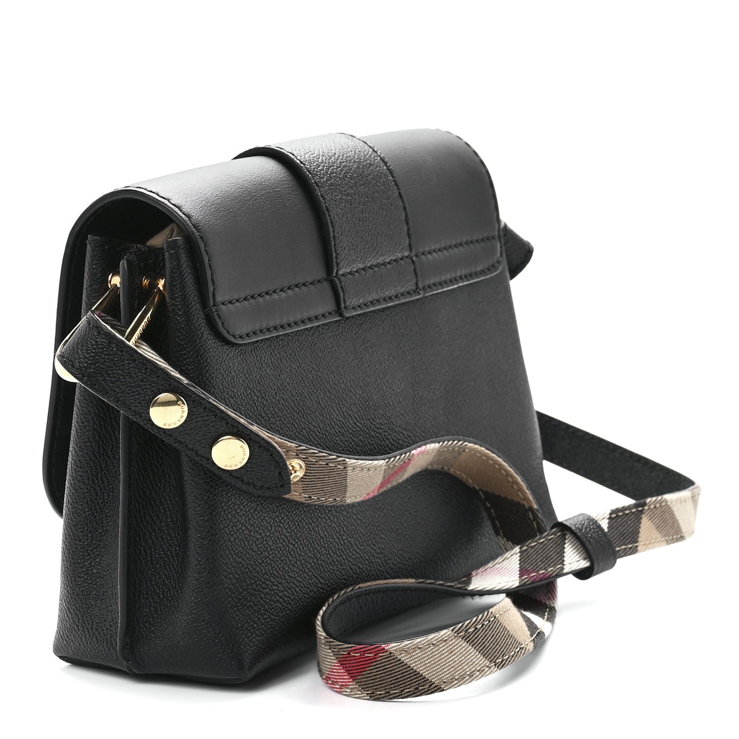 Burberry Soft Grain Calfskin Small Medley Crossbody Black 2 of 11