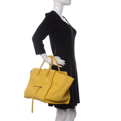 Celine Smooth Calfskin Medium Phantom Luggage Sun Yellow 2 of 9