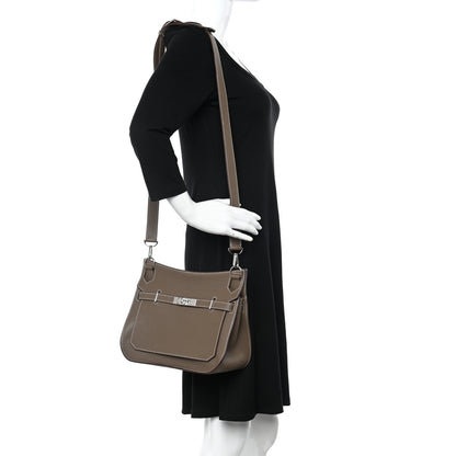 Hermes Taurillon Clemence Jypsiere 28 Etoupe 2 of 11
