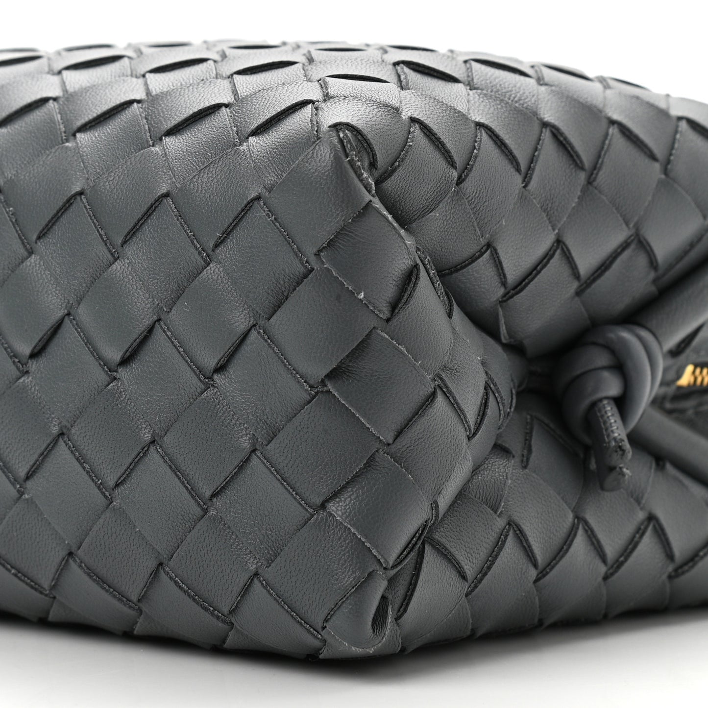Nappa Intrecciato Small Loop Camera Bag Thunder