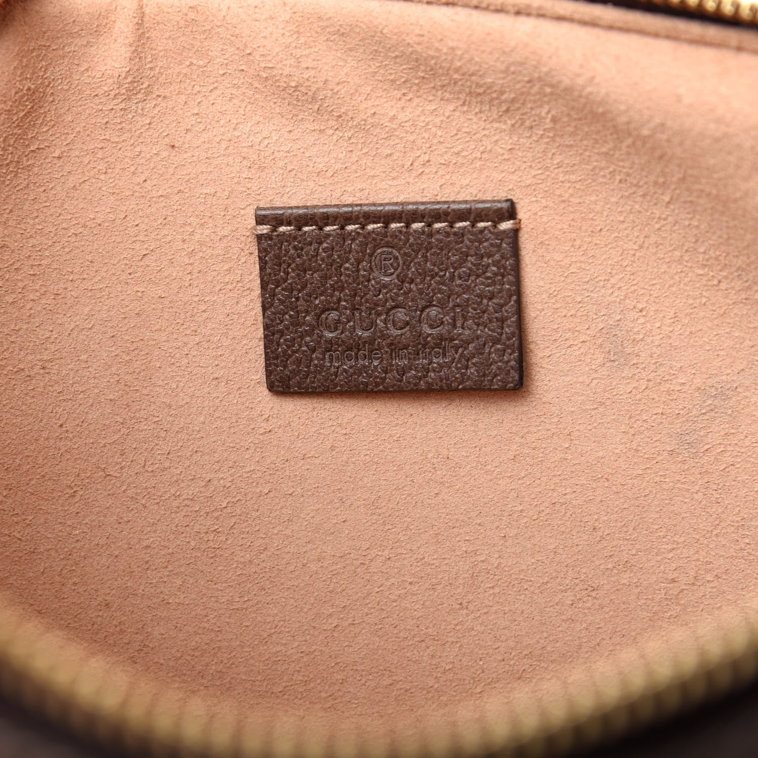 Gucci GG Supreme Monogram Large Ophidia Pouch Clutch Brown 6 of 12