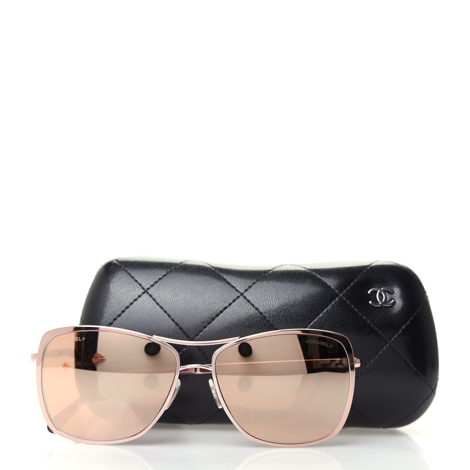 Chanel Metal Pilot Summer Sunglasses 4224 Rose Gold 8 of 8