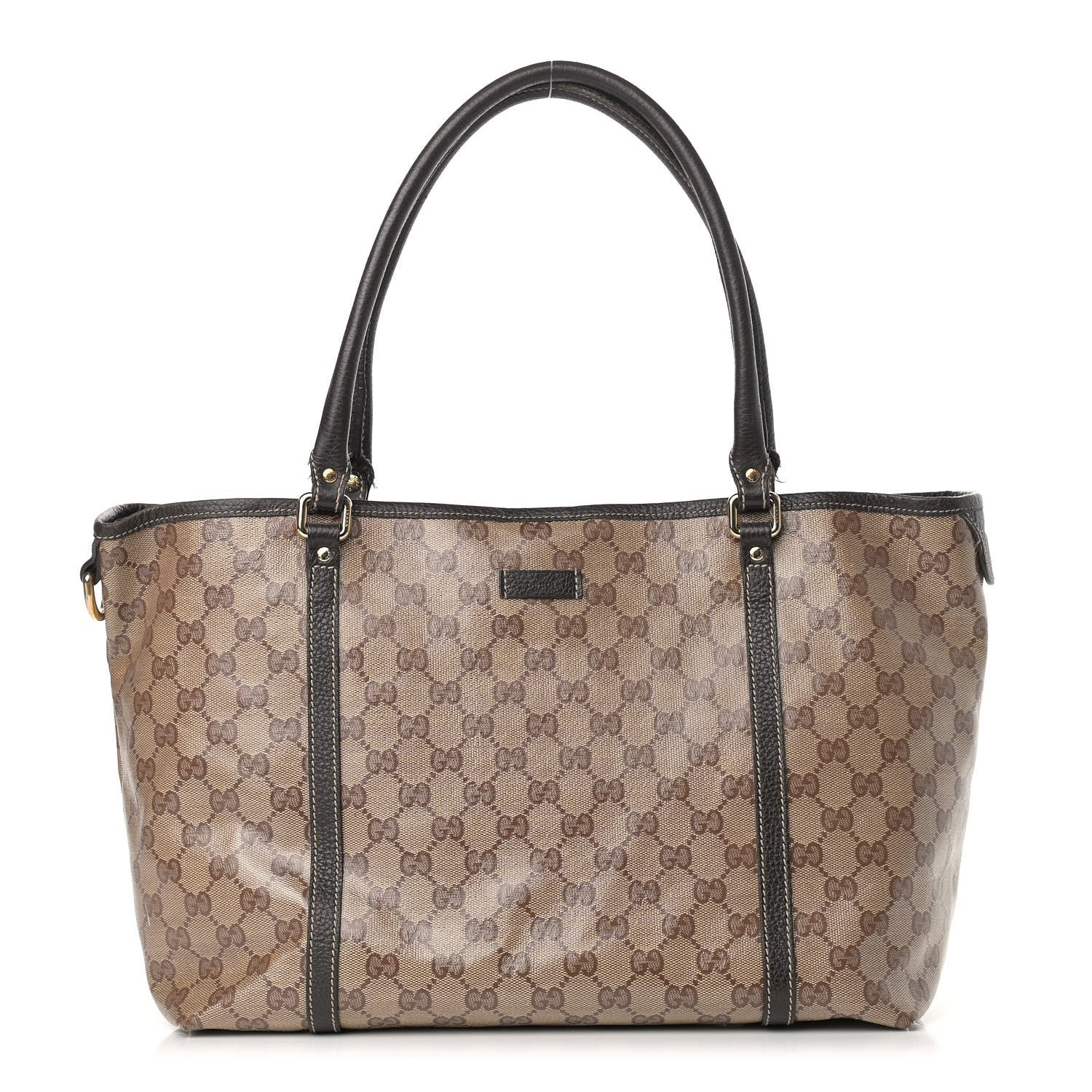 Gucci Crystal Monogram Medium Joy Tote Beige Ebony Testa di Moro 1 of 16