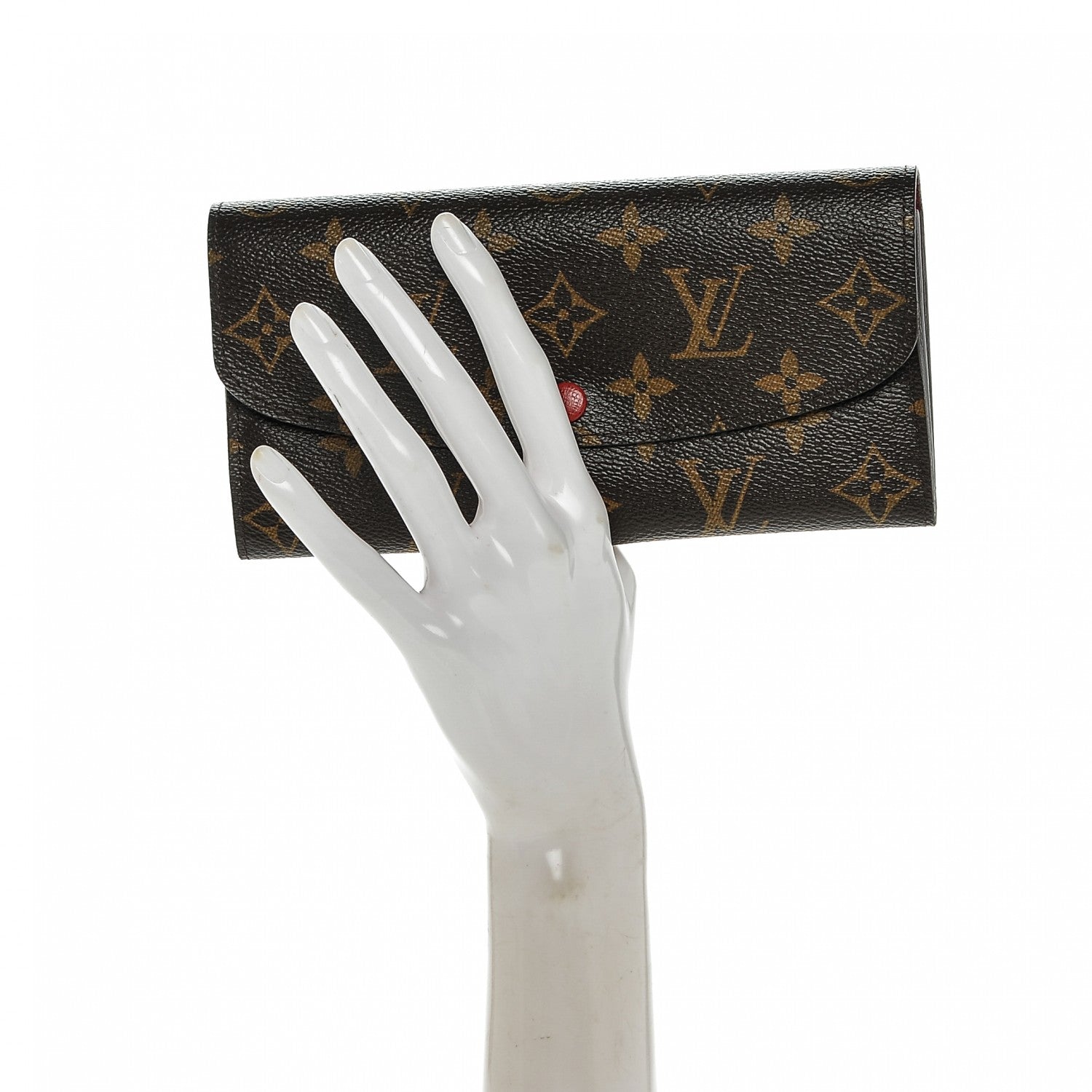 Louis Vuitton Monogram Emilie Wallet Red 2 of 6