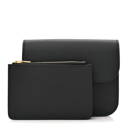 Hermes Epsom Constance Slim Wallet Black 3 of 9