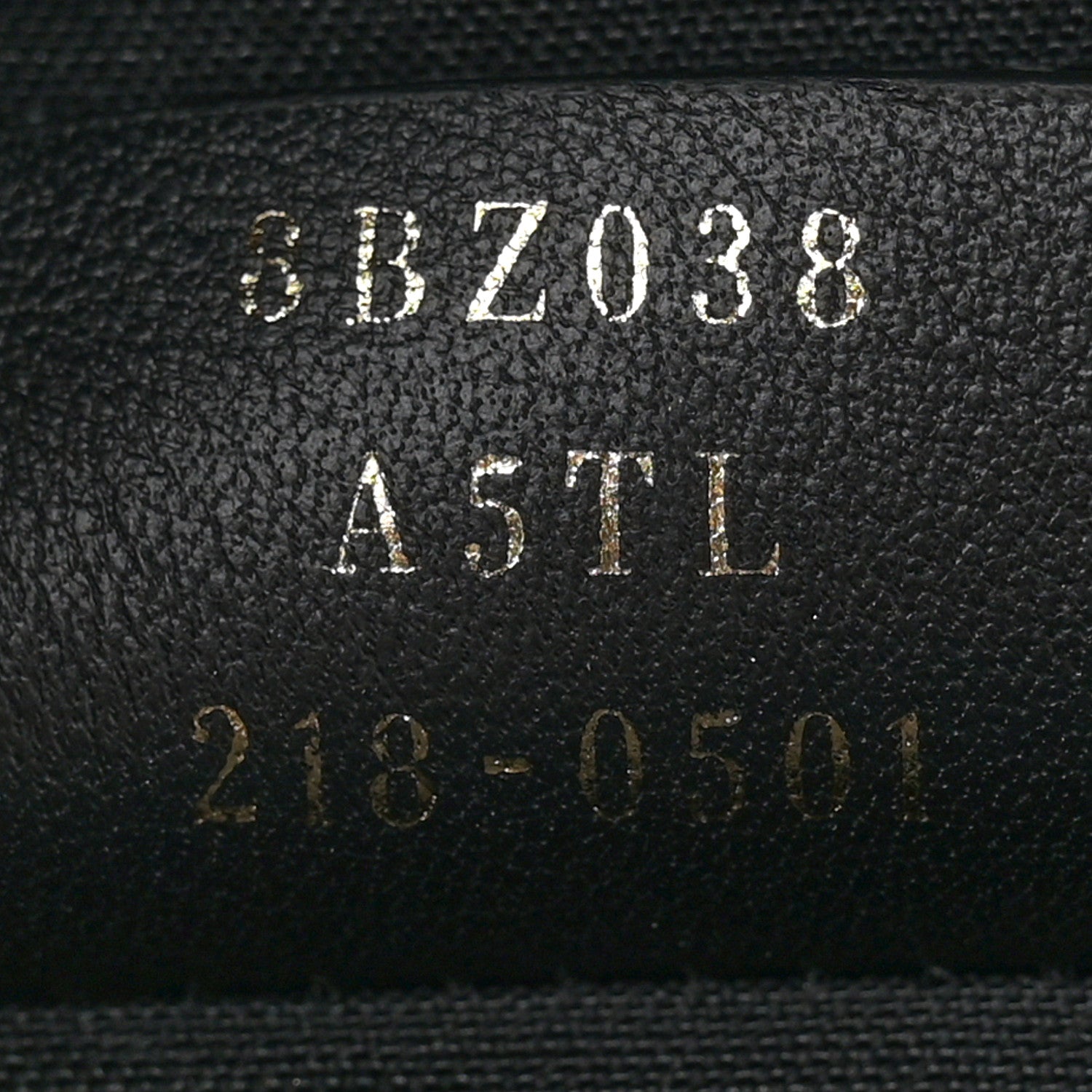 Fendi Vitello Bi-Color FF 1974 Embossed Mini Backpack Maya Black 7 of 10