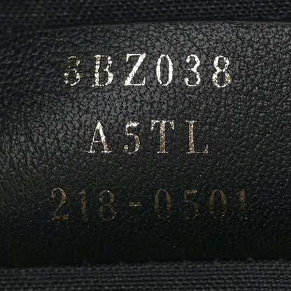 Fendi Vitello Bi-Color FF 1974 Embossed Mini Backpack Maya Black 7 of 10