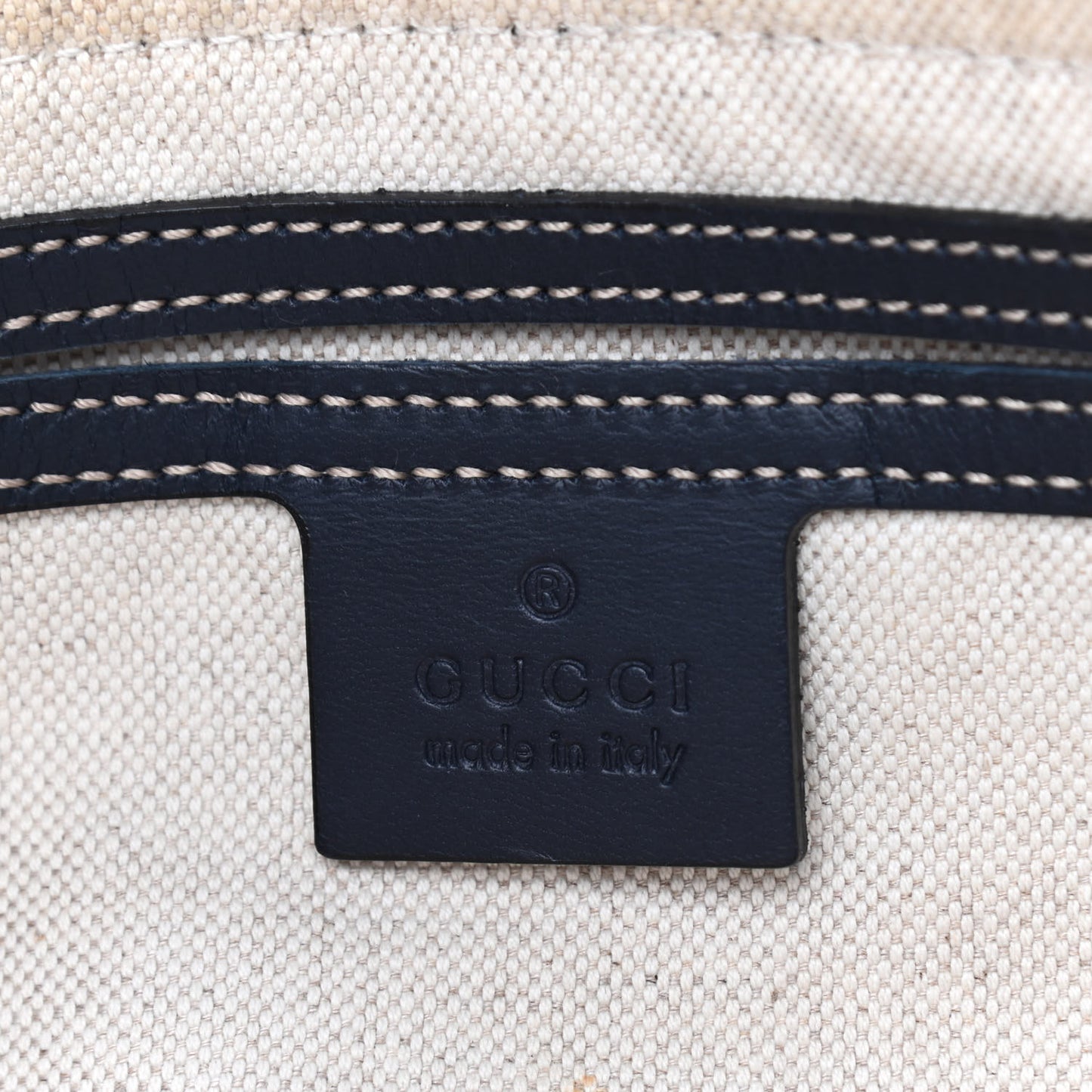 GG Supreme Monogram Belt Bag Navy